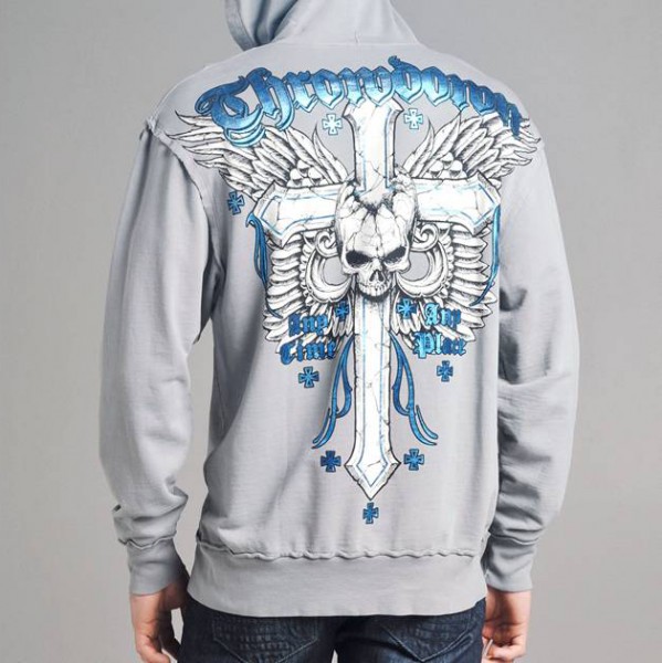 Affliction zip shop up hoodie